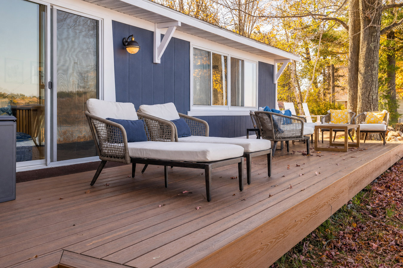 Composite deck installation in Findlay, OH