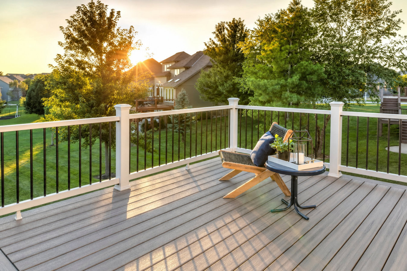 Deck railing installation in Findlay, OH