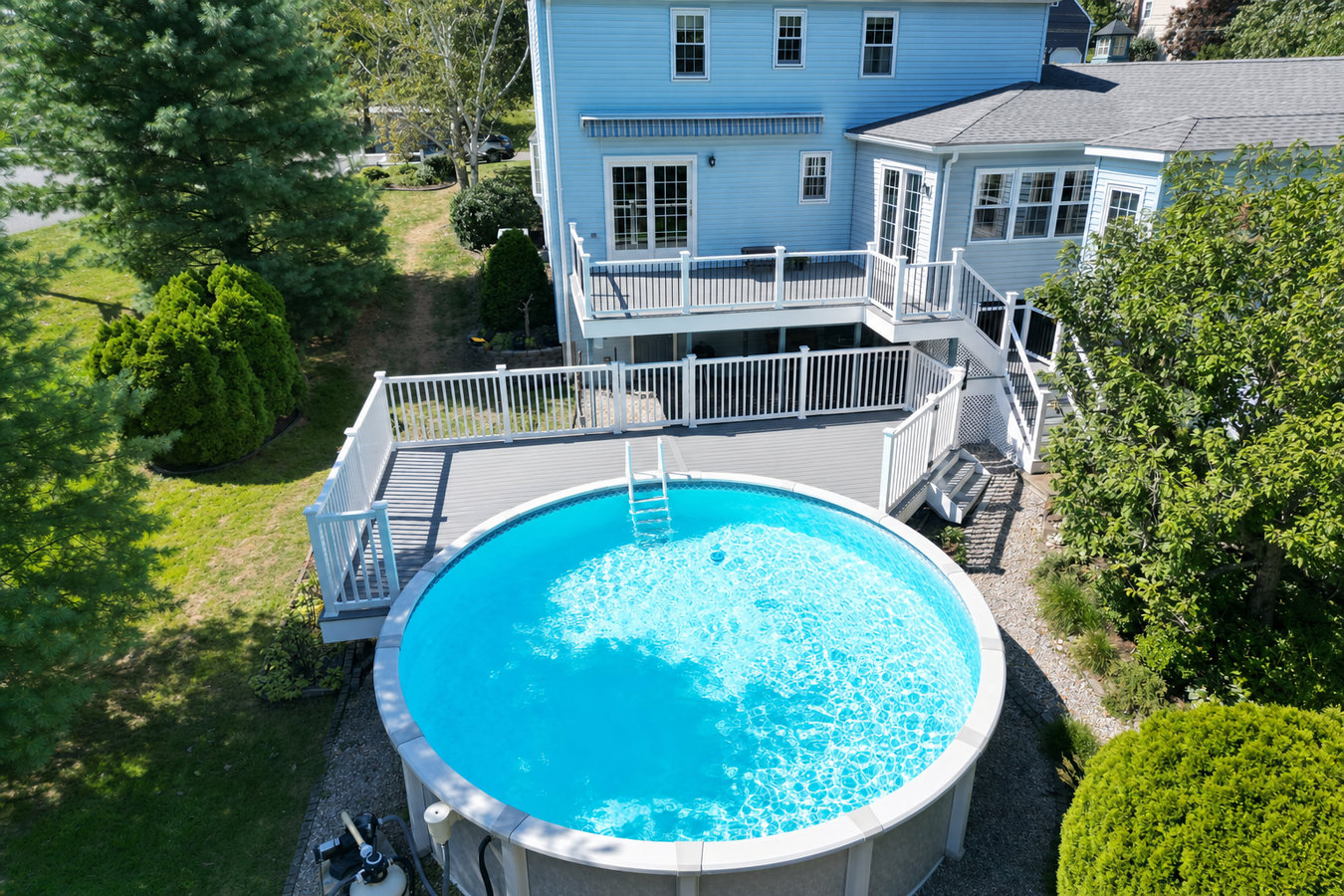 Pool deck construction in Findlay, OH